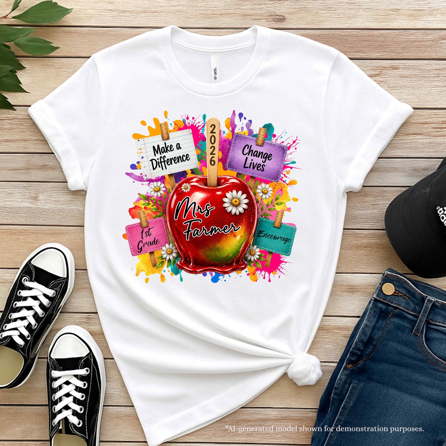 Personalized Back To School Teacher T-Shirt