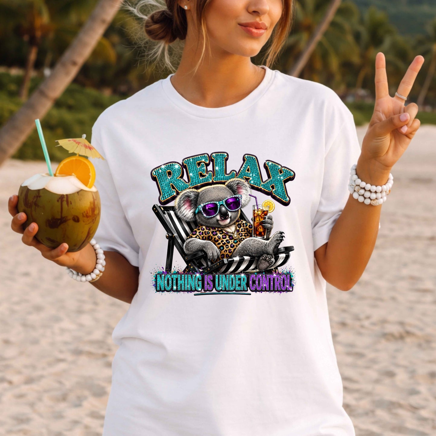 Relax Nothing is Under Control Funny T-Shirt