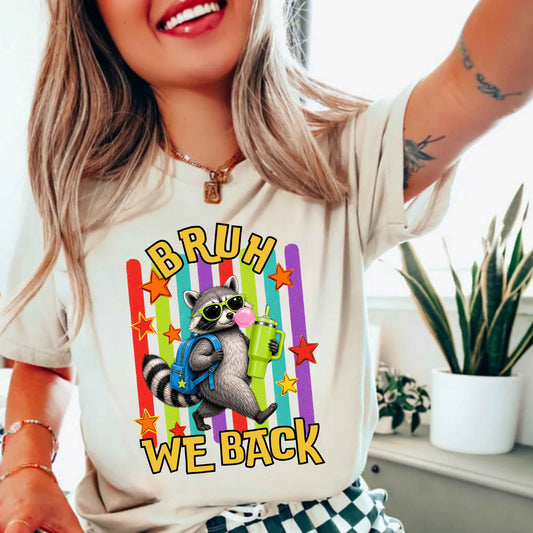 Funny Bruh We're Back Back to School T-Shirt