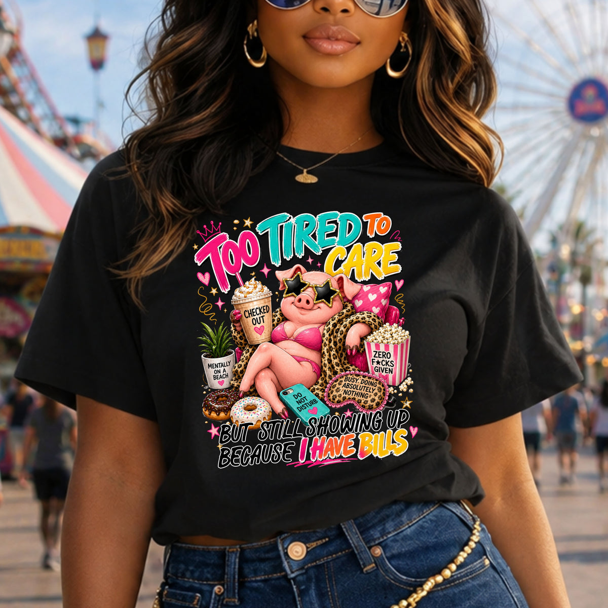 Funny Sarcastic Pig T-Shirt