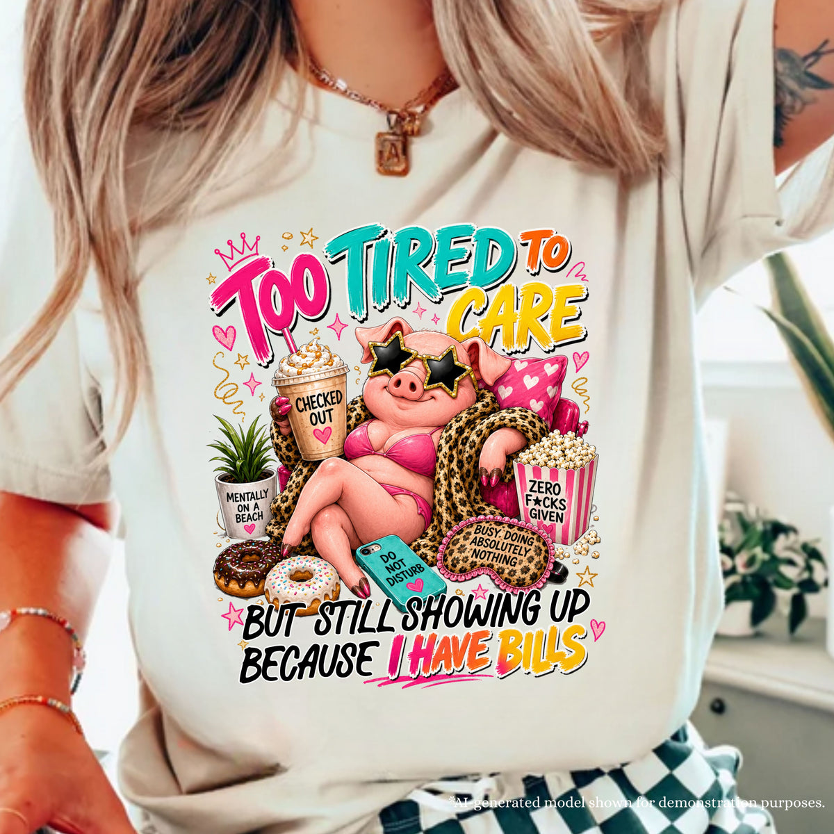 Funny Sarcastic Pig T-Shirt