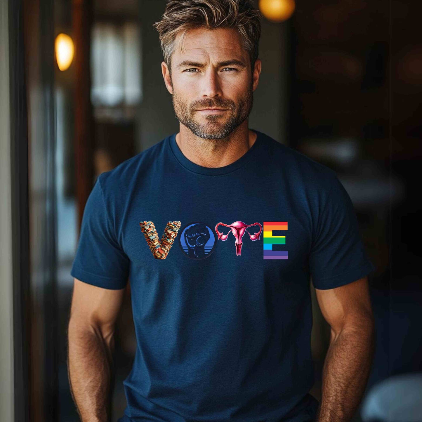 Reproductive Rights Vote Tshirt, Banned Books Tshirt, Equality Tshirt