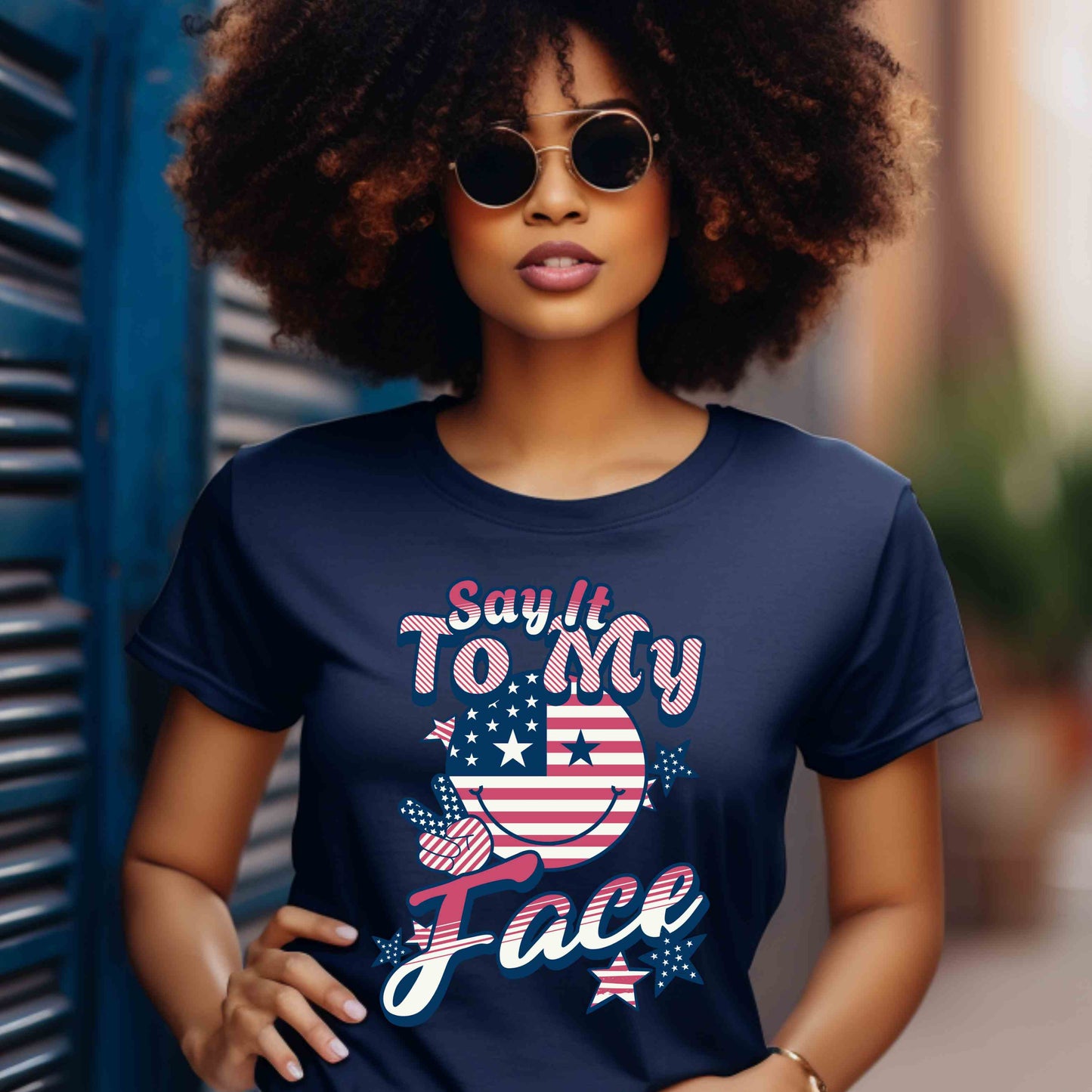 Say It To My Face Kamala Harris Inspired Tshirt USA