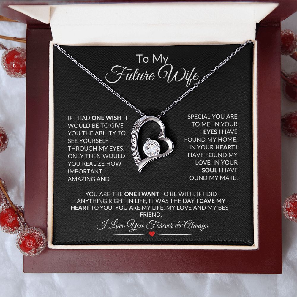 To My Future Wife Forever Love Necklace This Will Make Her Cry