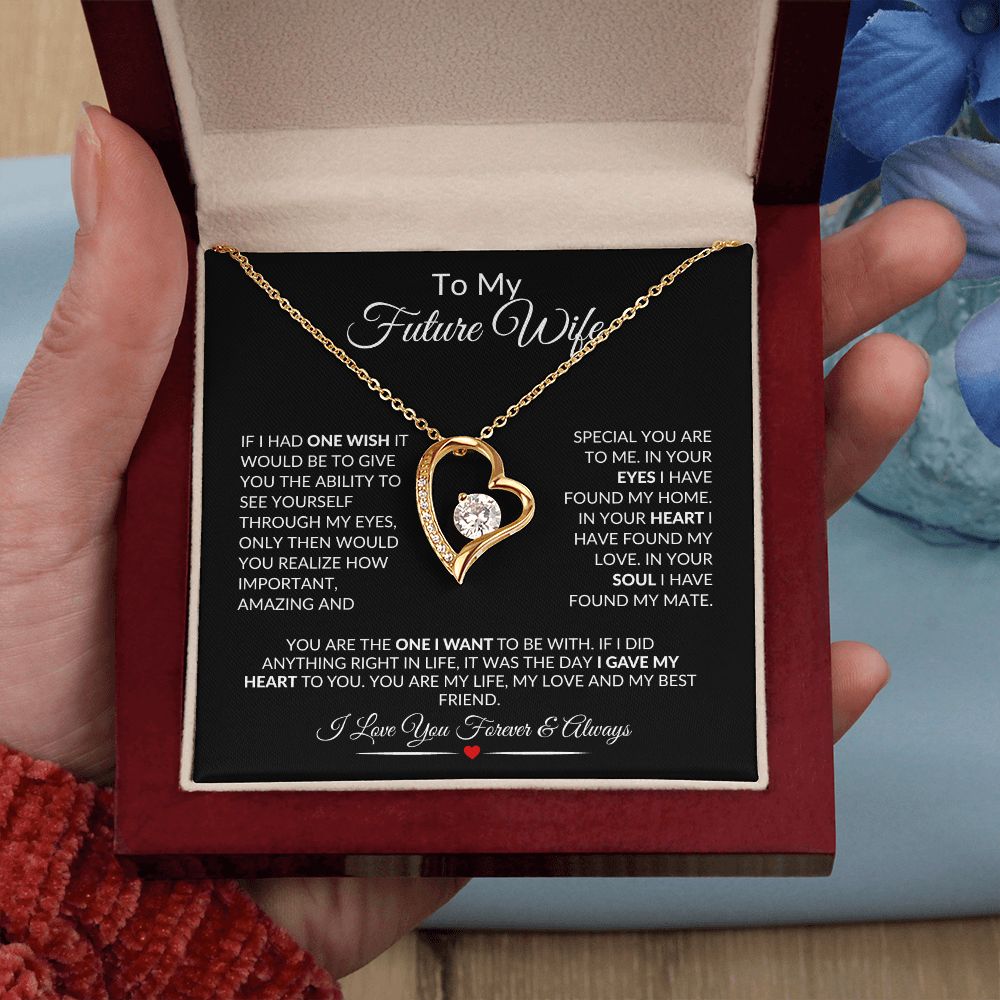 To My Future Wife Forever Love Necklace This Will Make Her Cry