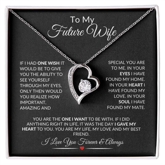 To My Future Wife Forever Love Necklace This Will Make Her Cry