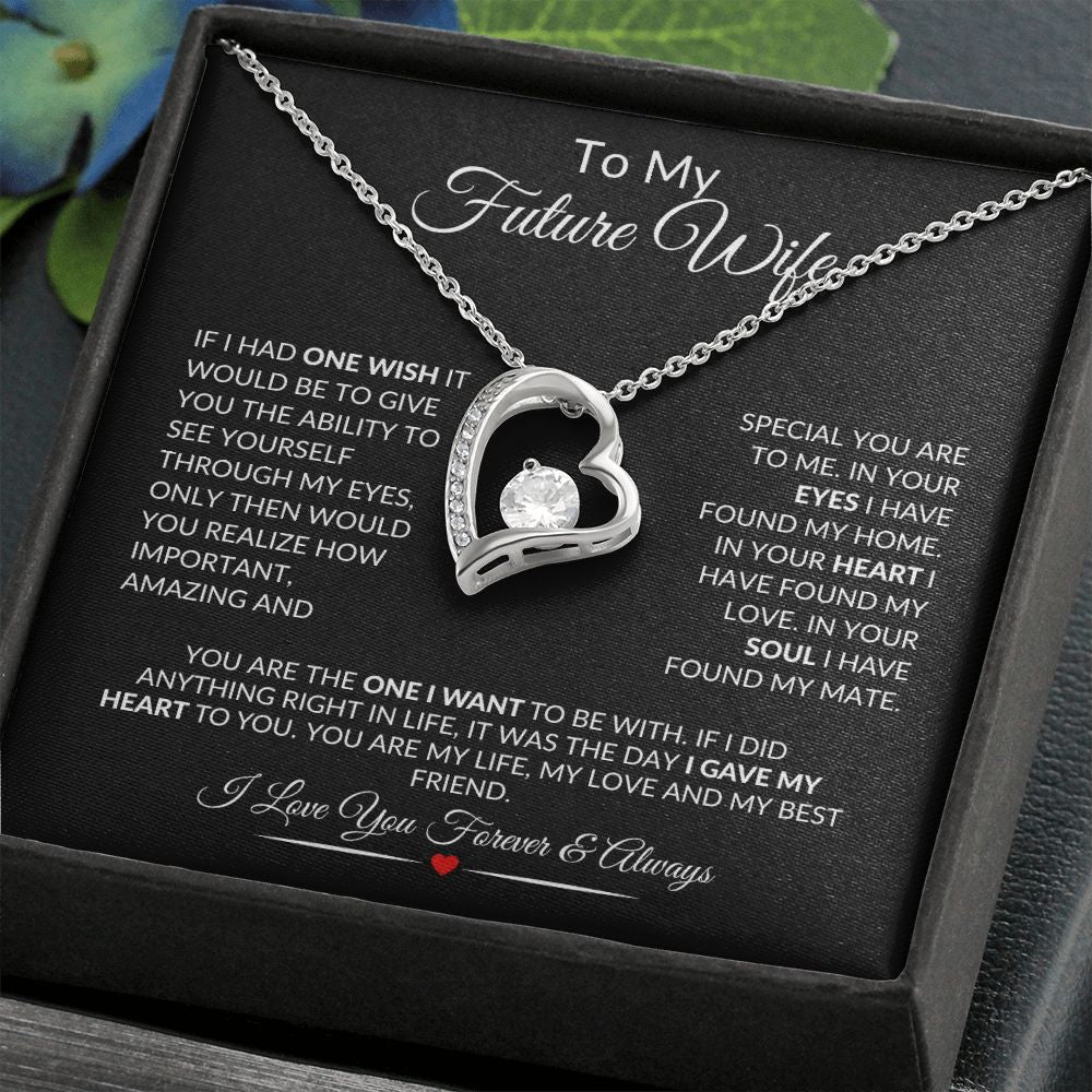 To My Future Wife Forever Love Necklace This Will Make Her Cry