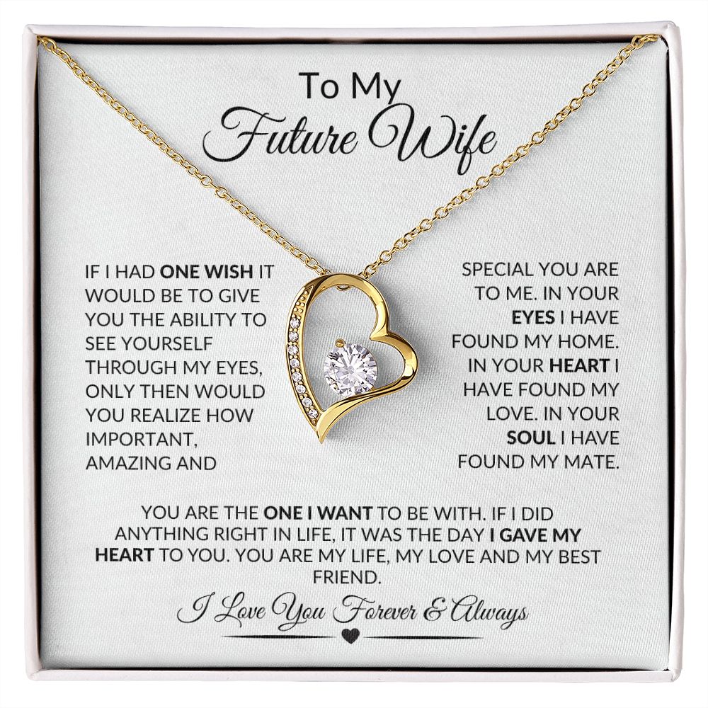 To My Future Wife Soulmate Necklace