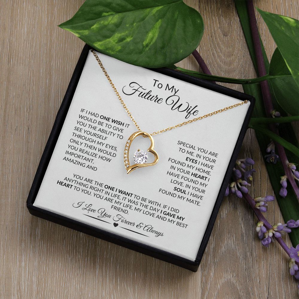 To My Future Wife Soulmate Necklace
