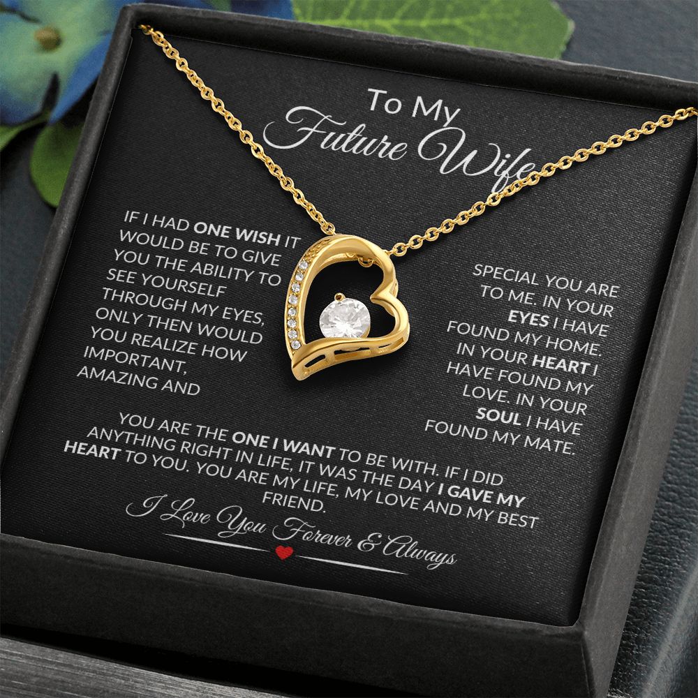 To My Future Wife Forever Love Necklace This Will Make Her Cry